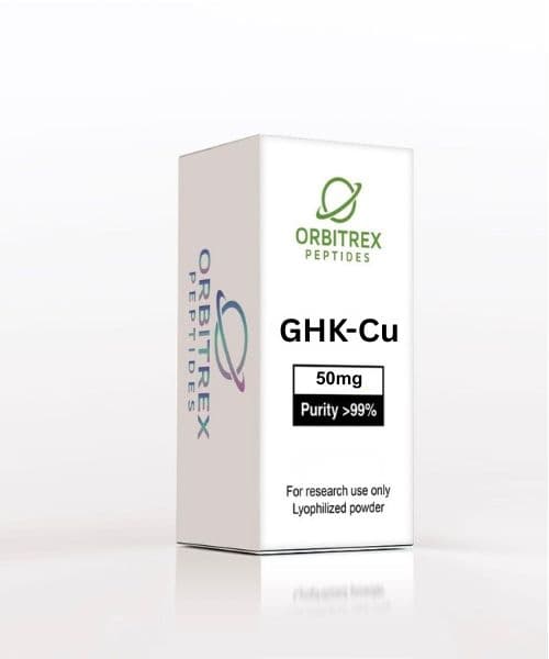 GHK-Cu 50mg product from Orbitrex Peptides