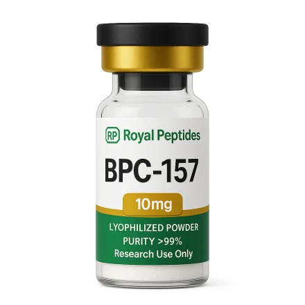 Royal Peptides BPC-157 research vial