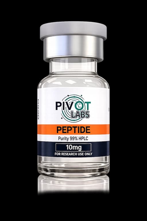 Pivot Labs peptide vial for CagriSema research supplies