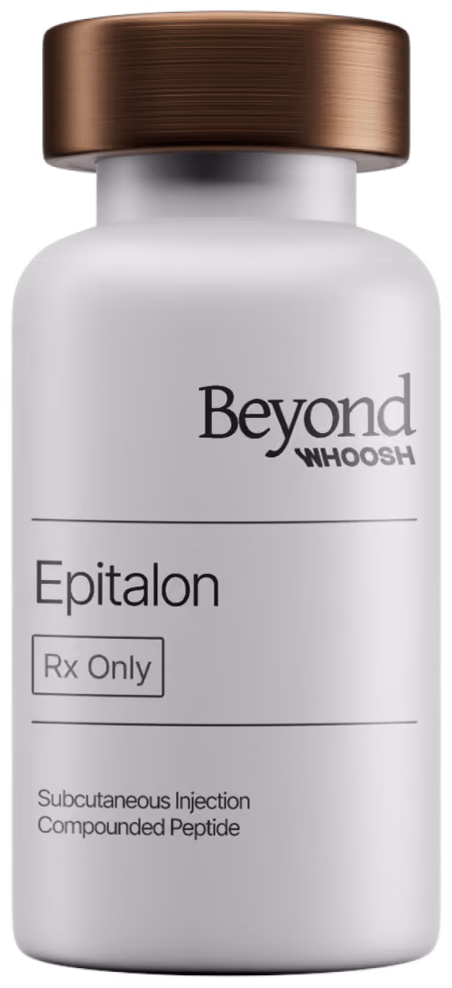 Beyond Whoosh prescription-grade epitalon injection vial
