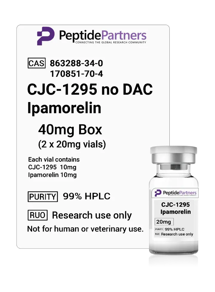 CJC-1295 no DAC + Ipamorelin product from Peptide Partners