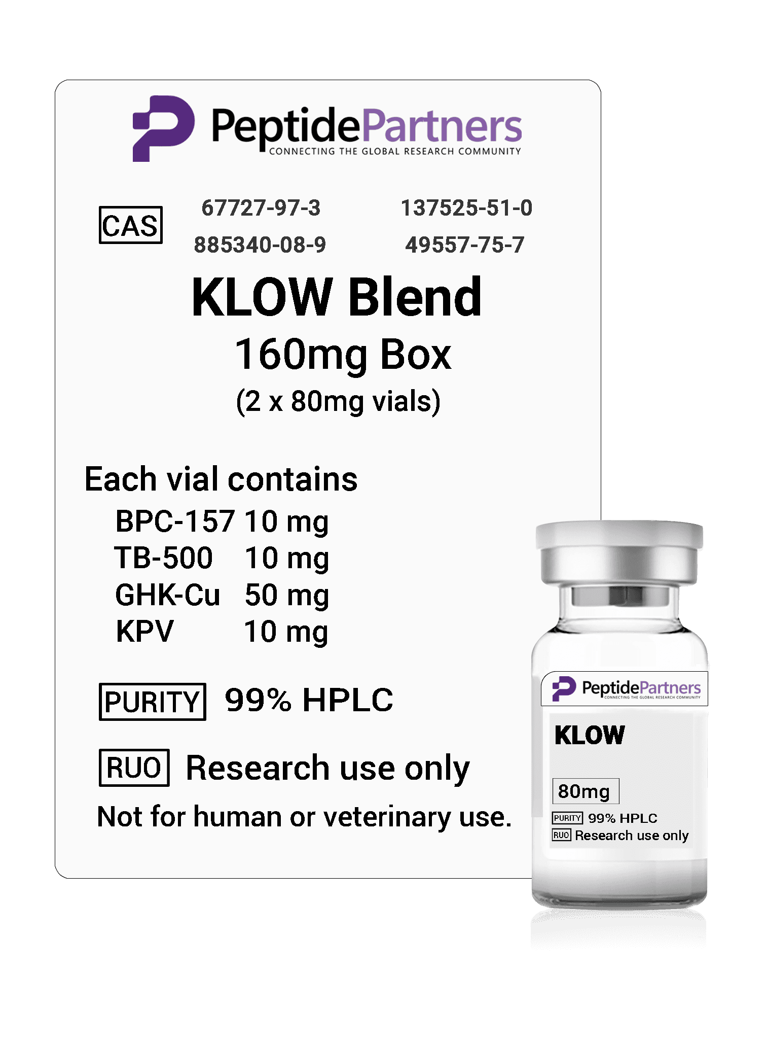 KLOW Blend product from Peptide Partners