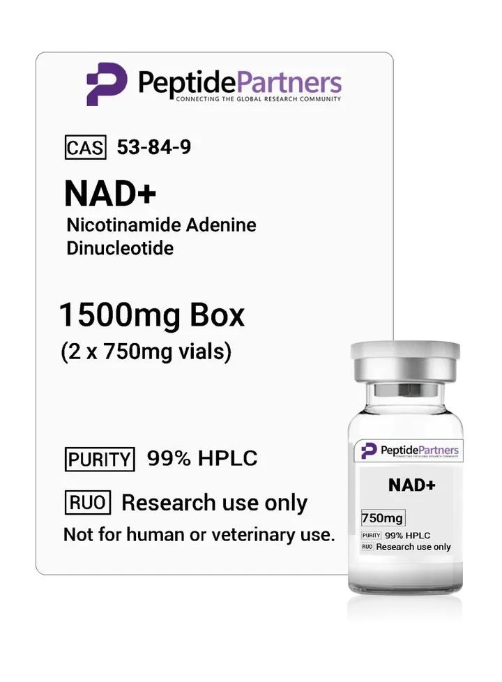 Peptide Partners NAD+ buffered research supply
