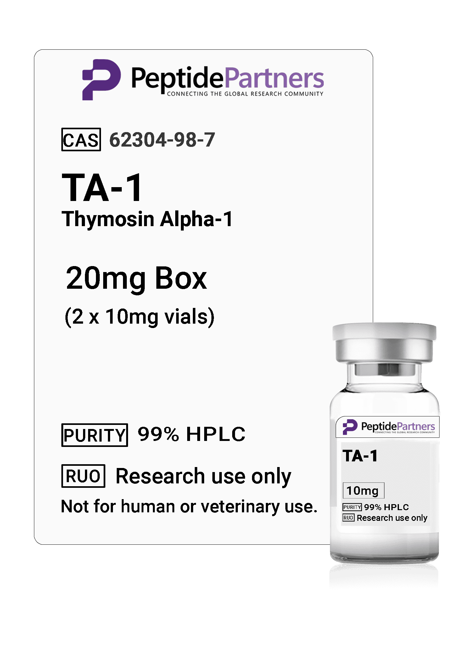 Thymosin Alpha-1 product from Peptide Partners