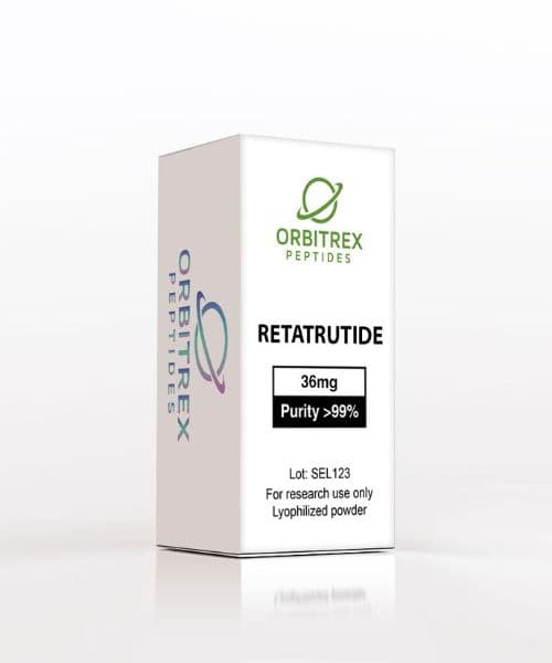 Retatrutide 36mg product from Orbitrex Peptides